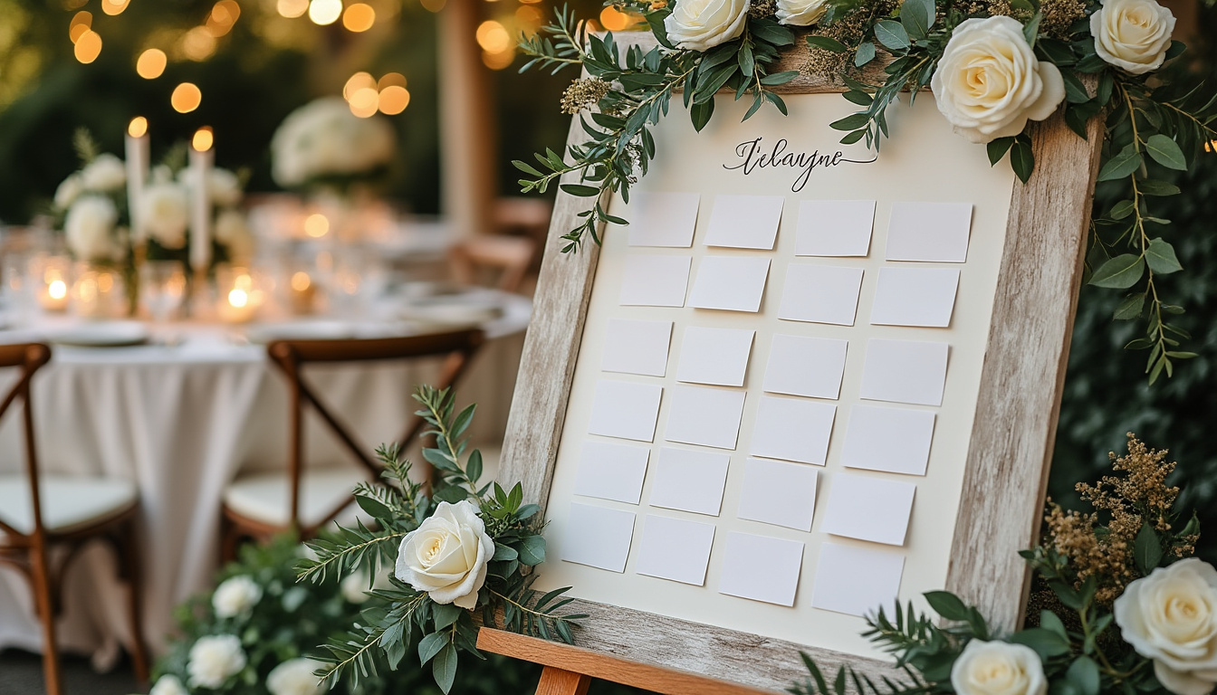 découvrez comment créer un plan de table de mariage harmonieux et pratique pour accueillir vos invités et profiter pleinement de votre réception.